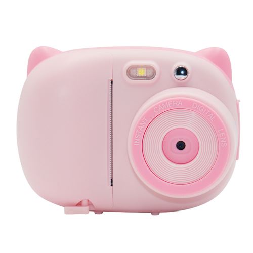 Appareil Photo Instantané Numérique Enfant, 2.4Pouces Écran IPS, Transmission WIFI ,32G TF Carte Rose