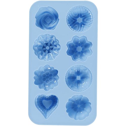 Creotime formes en silicone 45 x 40 cm bleu