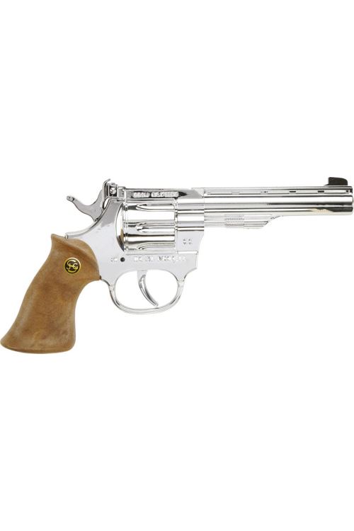 Pistolet en métal - Kadett Silver - 100 coups : 19 cm