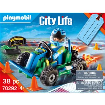 Playmobil Stuntshow 70292 Set cadeau Pilote de kart