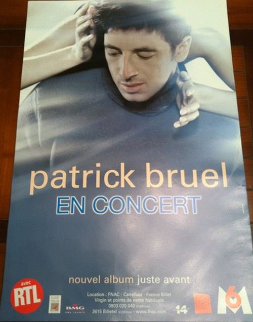 Patrick BRUEL - 40x60 cm - AFFICHE / POSTER