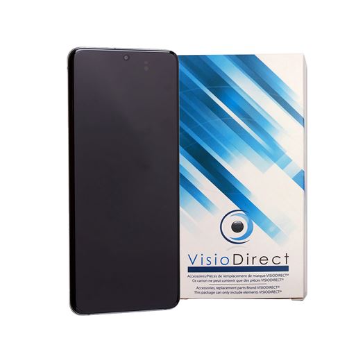 Visiodirect Ecran Complet Compatible Avec Samsung Galaxy S20 Sm-G980F Gh82-22131A 6.2 Gris Cosmic Ecran LCD Et Vitre Tacile Sur Chassis