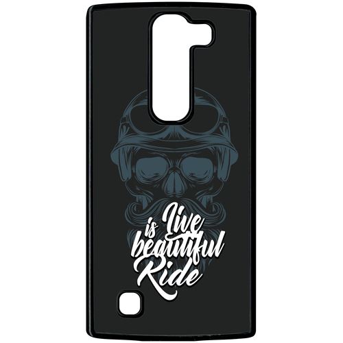 Coque Lg G4 Mini Life Is Beautiful Ride Tete Entiere Fond Noir