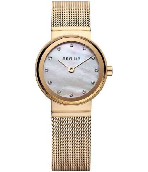 Bering Montre Femme, Mixte 10122-334 nacre, Argent