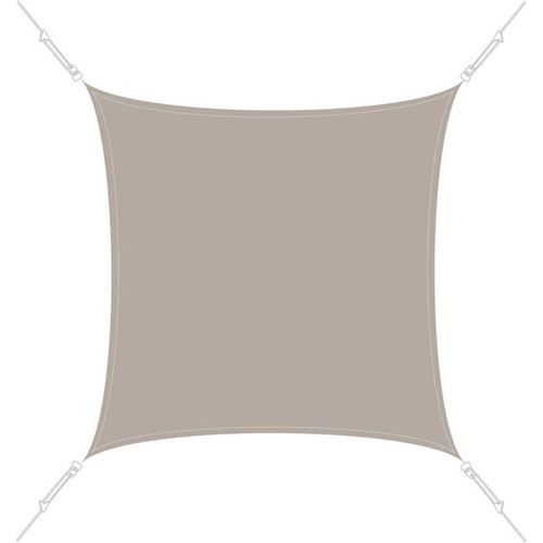 Easy Sail - Voile d'ombrage carrée 4 x 4m taupe