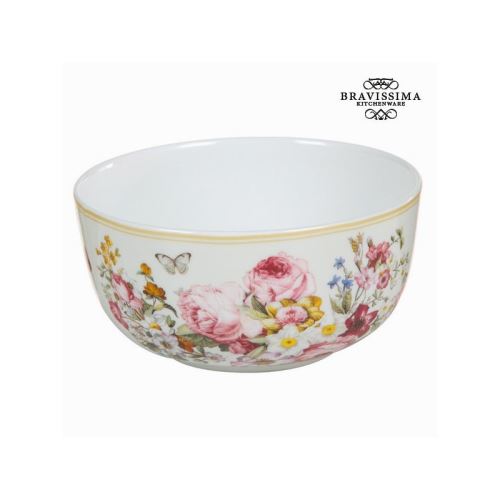 Bol en porcelaine bloom white - collection kitchen's deco by bravissima kitchen