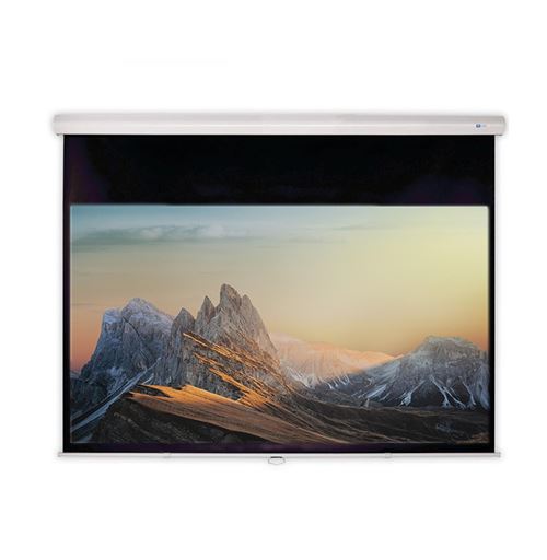 Ecran de projection manuel DELUXX Expert Slowmotion 16:9 Blanc Mat Polaro 266 x 148 Ecran de projection manuel DELUXX Expert