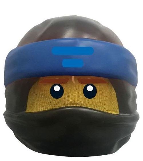 Déguisement ninjago movie - jay - masque lego 23684