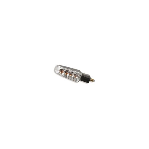 Clignotant 50 a boite adaptable aprilia 50 rs 2006+2010 orange-noir av gauche ou ar droit (homologue ce) -selection p2r-