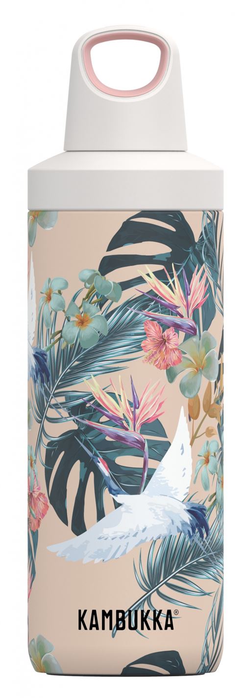 Kambukka Reno Insulated thermos Paradise Flower 500 ml beige