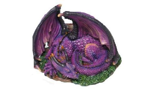 Dragon Mauve Endormi 