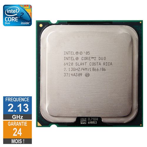 Processeur Intel Core 2 Duo E6420 2.13Ghz Sla4T Plga775 4Mo