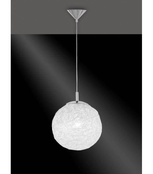 Suspension DAKOTA chrome 1 ampoule largeur 30 Cm