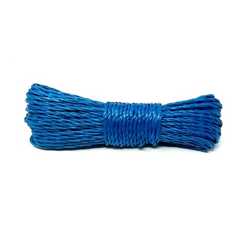 Corde polypropylène 30 m linge etendoir camping jardin garage bleu - guizmax