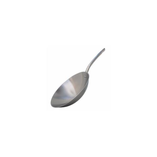 De Buyer Wok Pour Induction - Inox - Diametre : 36 Cm - Queue Tube