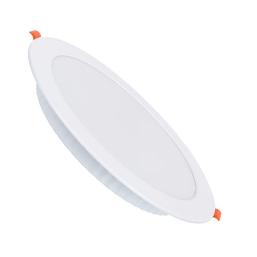 Dalle LED Ronde Slim 18W Coupe Ø188 mm Blanc Neutre 4000K - 4500K 120º