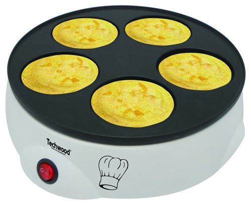 TECHWOOD TCP-750 Crepiere électrique - Blanc