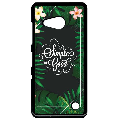 Coque Microsoft Lumia 550 Simple Is Good Tropical Fond Noir