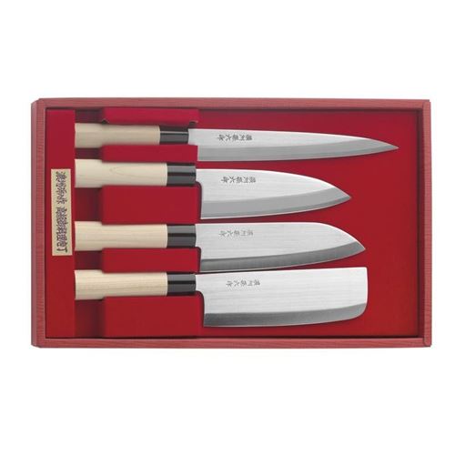 Coffret 4 couteaux Japonais 392700