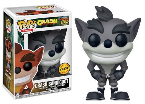 Funko Pop Games Crash Bandicoot Vinyl Action Figure + Pop Protector