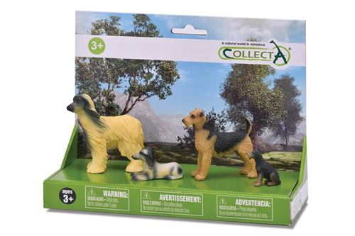 Collecta chiens : set de jeu en coffret cadeau en 4 parties