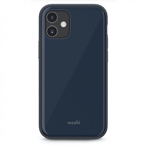 Coque pour iPhone 12 Mini Moshi iGlaze Bleu