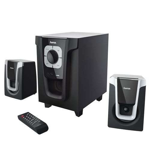 Système Audio 2.1PR-2120 , Noir/Argent