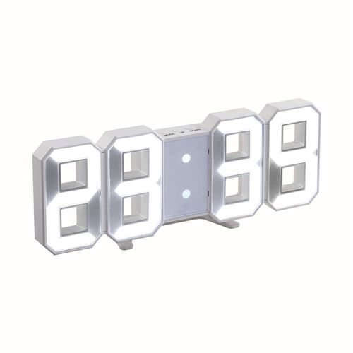 Livoo Horloge digitale RV149 LIVOO Feel good moments Plastique Blanc 