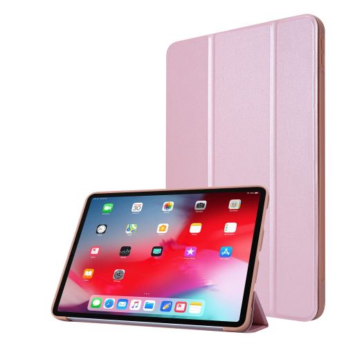 Etui en PU + TPU triple rose pour votre Apple iPad Pro 11 pouces (2020)
