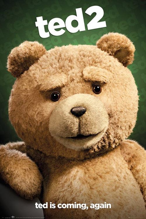 Poster Ted 2 Ted is coming, again 91,5 cm x