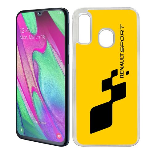 Coque pour Samsung Galaxy A40 -  Renault Sport Jaune