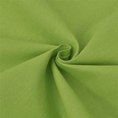 vidaXL Tissu en coton 1,45x20 m Vert