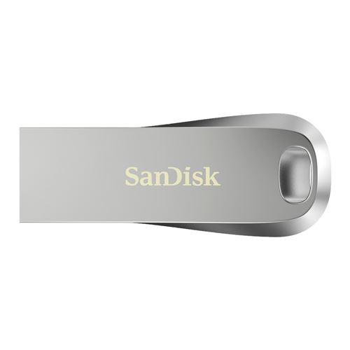 SanDisk Support de stockage Clé USB 3.1 Ultra Luxe 512GB, 150 MB/s, Argenté.
