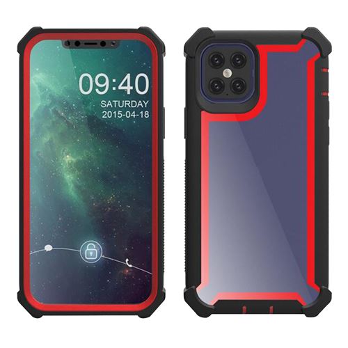 Nouvelle coque avec protection quatre coins pour iPhone 12 Pro Max 6,7”