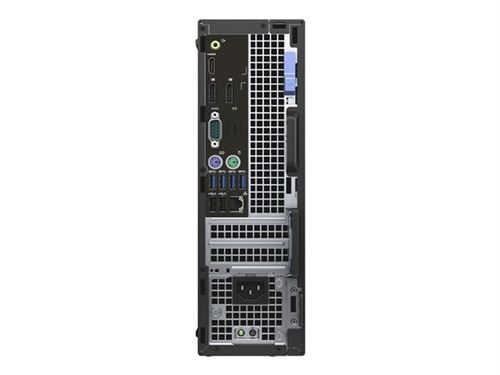 PC de bureau Dell optiplex 7050 sff - i5-7500 - 8gb - 256gb ssd - windows 7 pro + licence windows 10 - dvdrw - clavier+souris - intel vpro