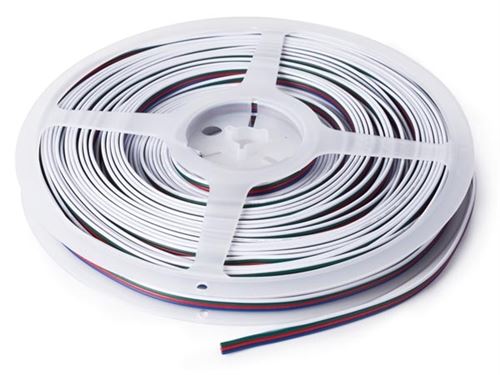 Câble rvb pour série chl - 4 conducteurs - 25 m velleman chlwiren