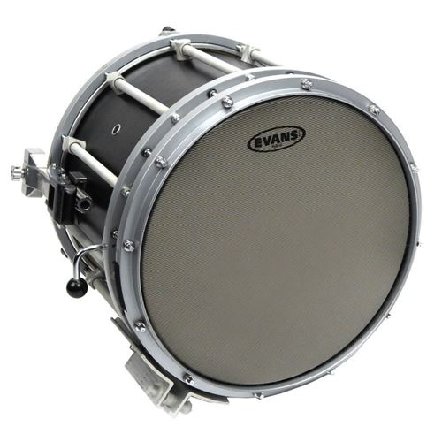 Evans SB13MHG - Peau de caisse claire de fanfare grise Hybrid, 13 pouces