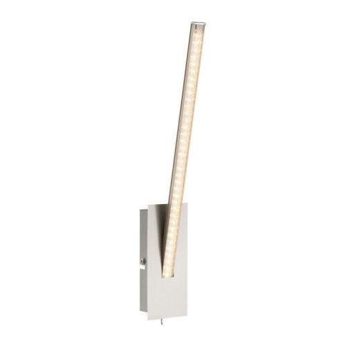Applique LED en plastique LED 35x6,5x11cm Gris métallisé