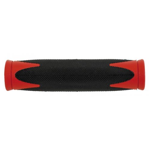 Velo POIGNEE D2 130 MM ROUGE NOIR PAIRE
