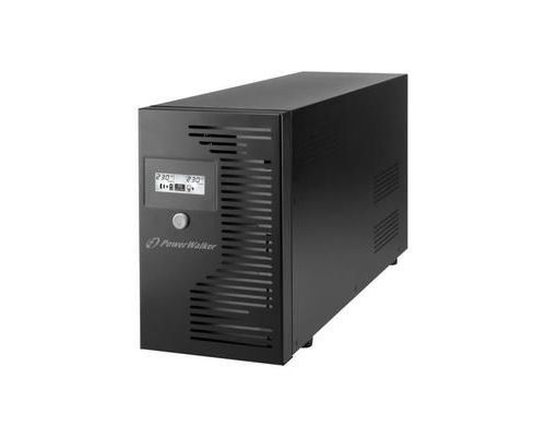 PowerWalker VI 3000 LCD IEC Onduleur AC 162 290 V 1800 Watt 3000 VA 9 Ah USB connecteurs de sortie : 8
