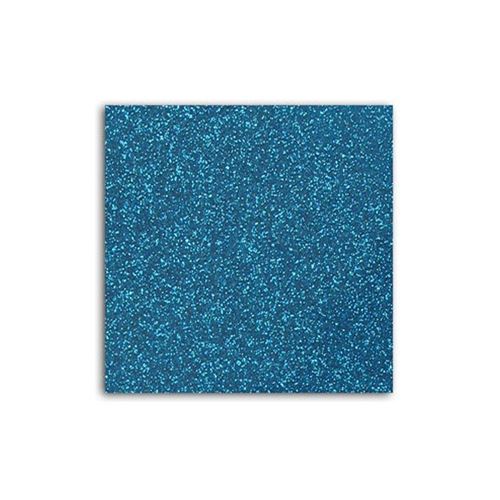 Flex thermocollant à paillettes - Bleu vif - 30 x 21 cm - Toga