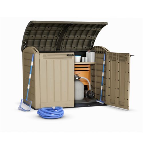 Coffre De Rangement Multifonctions 2000 L En Resine Mobilier De