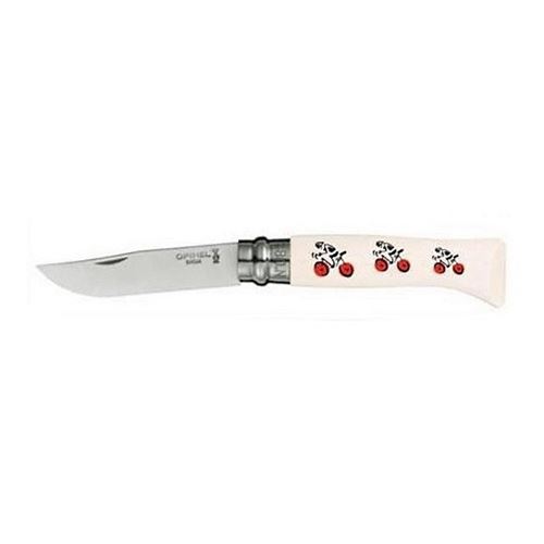 Opinel N 8 Special Tour De France Maillot A Pois Inox Made In France