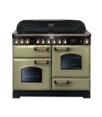 Piano de cuisson vitrocéramique falcon cdl110ecog/b-eu vert olive laiton
