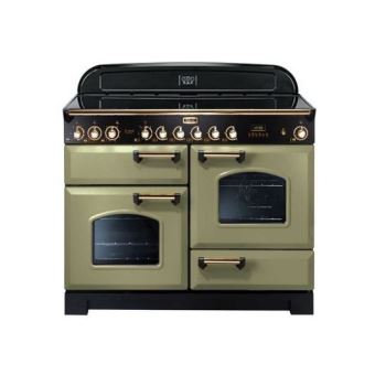 Piano de cuisson vitrocéramique falcon cdl110ecog/b-eu vert olive laiton
