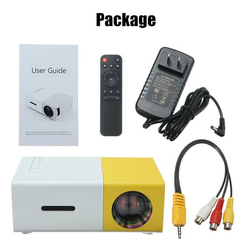 YG-300 LCD Support 1080P Vidéo Projecteur Home Cinéma Multimédia Vidéoprojecteur