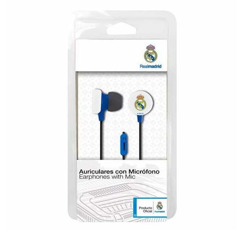 SEVA IMPORT - Real Madrid casque bleu avec microphone et bouton