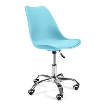 73 96 Sur Finley Chaise Fauteuil De Bureau A Roulettes Design Moderne Enfant H 45 55 Cm Dossier Ergonomique Assise Confortable Bleu Achat Prix Fnac
