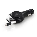 Chargeur Allume-cigare Avec Câble Pour IPhone - Noir, Neuf Sous Blister, Adaptateur USB Générique