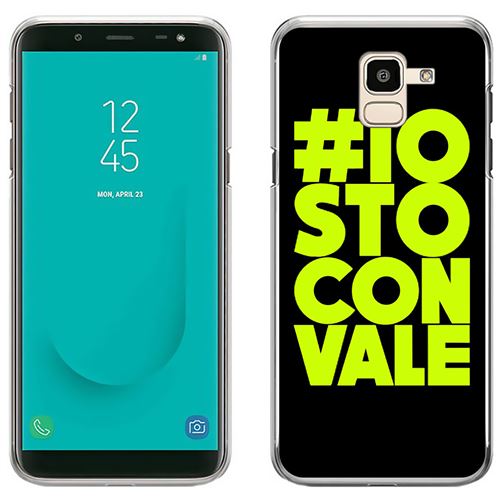Coque pour Samsung Galaxy J6 -  Io Sto Con Vale Motogp Valentino Rossi